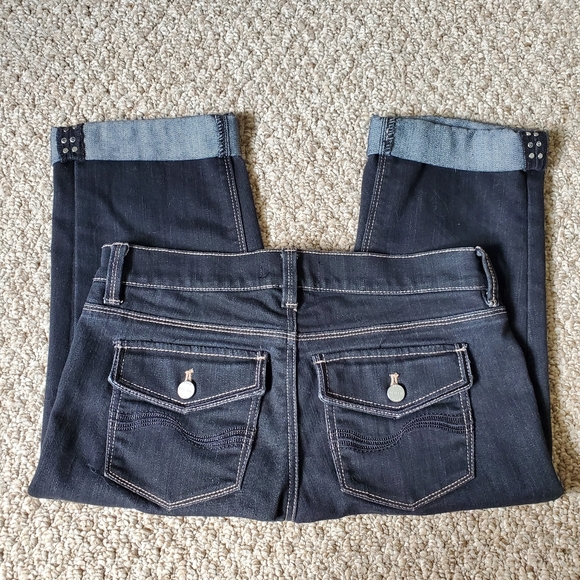 WHBM/ Black Pedal Pushers - Picture 2 of 10